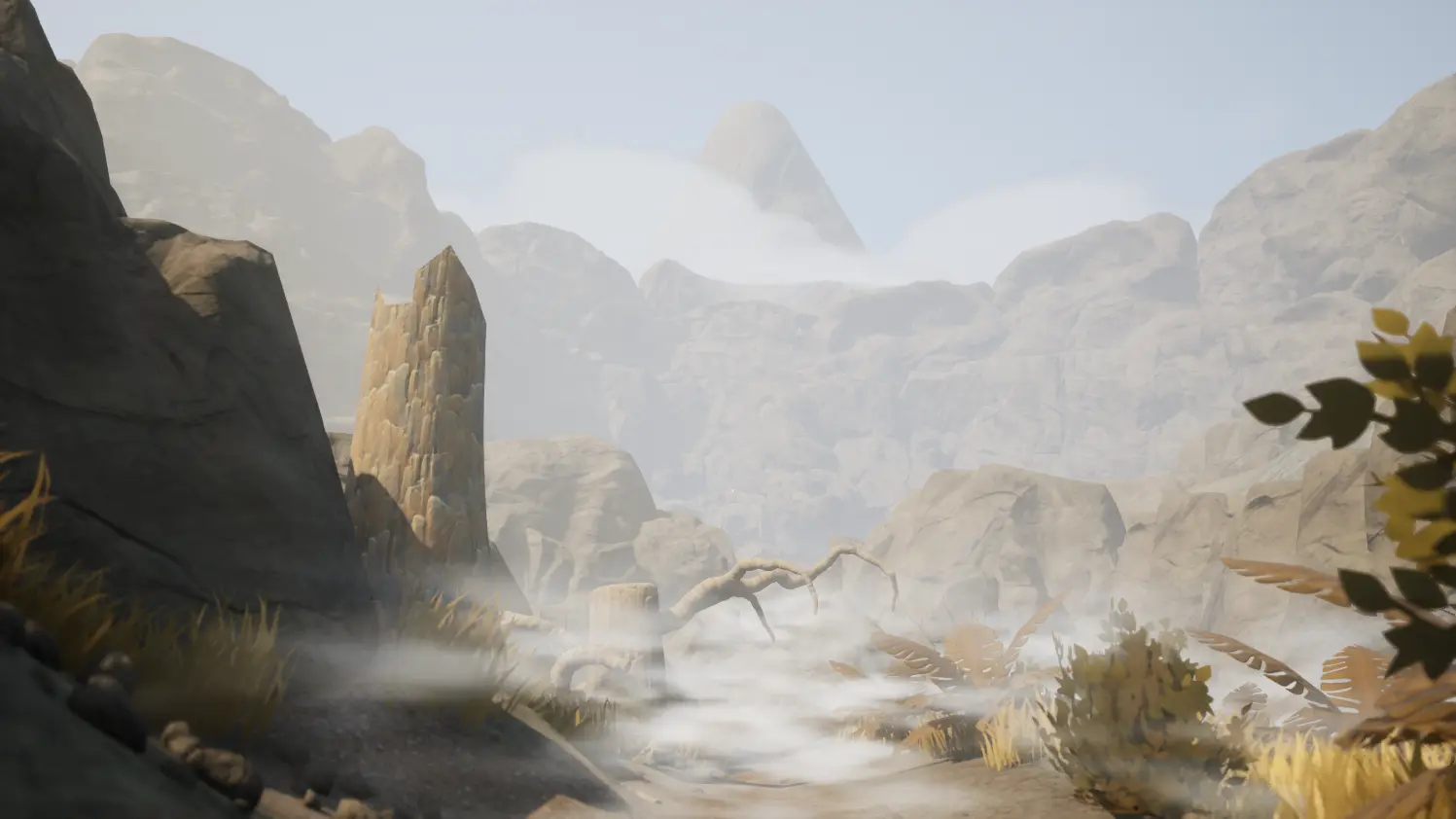 Mt. Rikuroa recreated in Unreal Engine 5